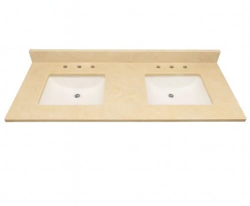 Beige Cultured Marble Vanity Top