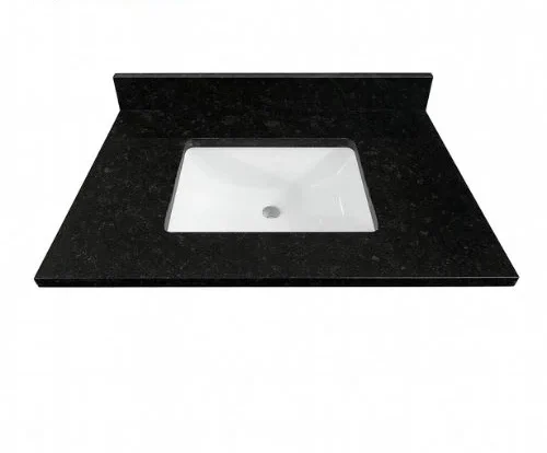 Pearl black vanity top