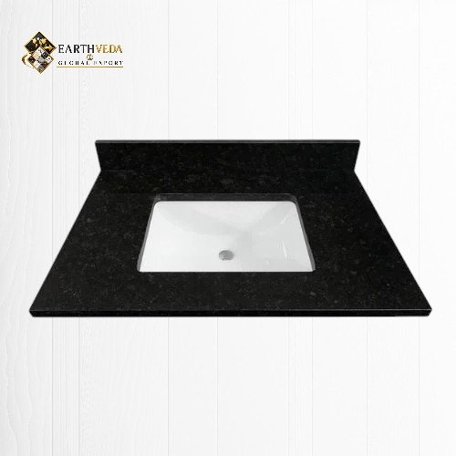 Pearl black vanity top