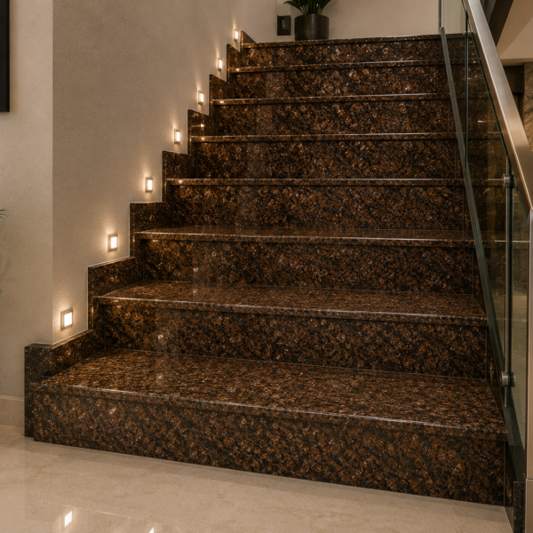 Cat’s Eye Brown Granite Block