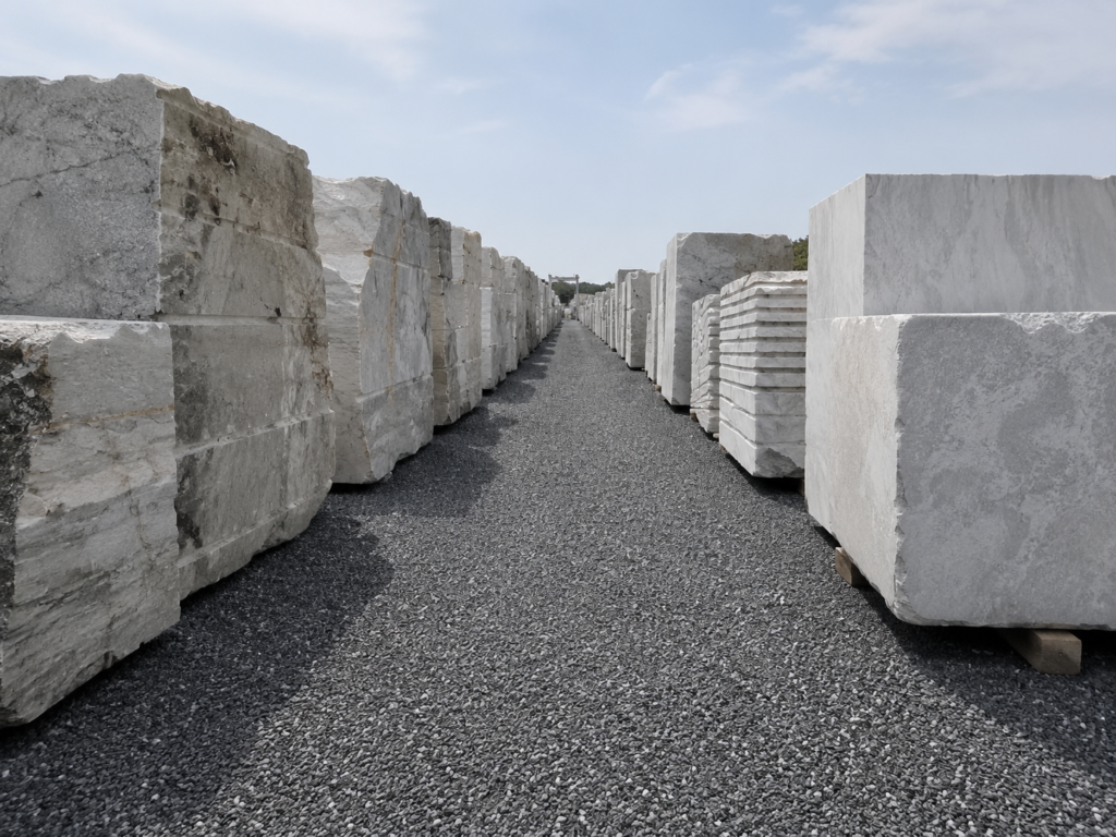 Premium Marble Blocks Yard