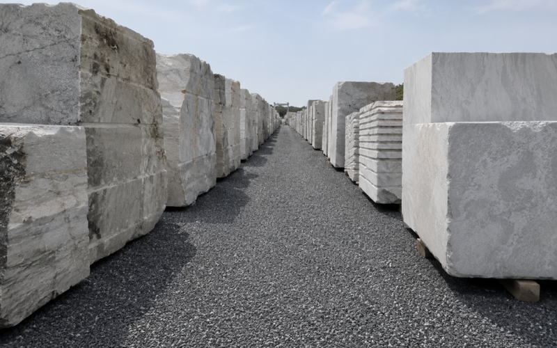 Premium Marble Blocks Yard