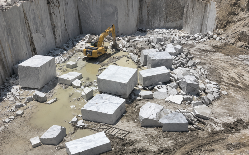 Precision Marble Block Processing