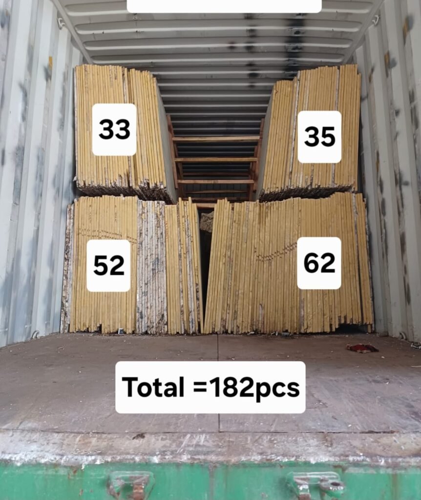 Export-Ready Natural Stone Slabs Loaded for International Shipping