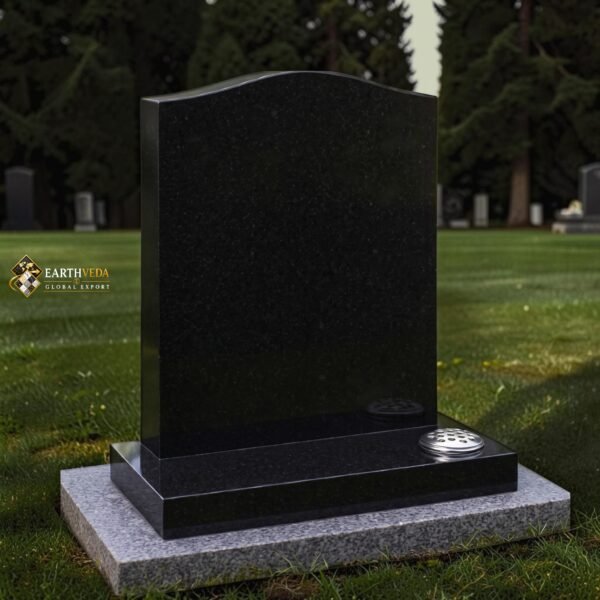 Ogee Top Upright Granite Headstone