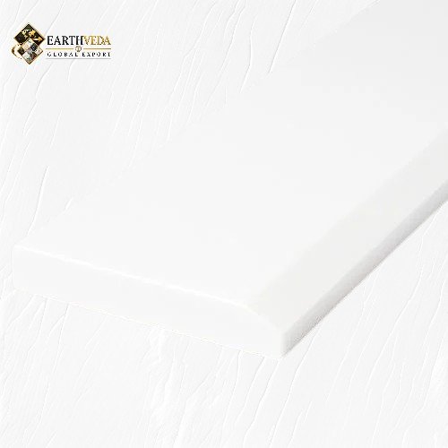 White Engineered Marble Threshold