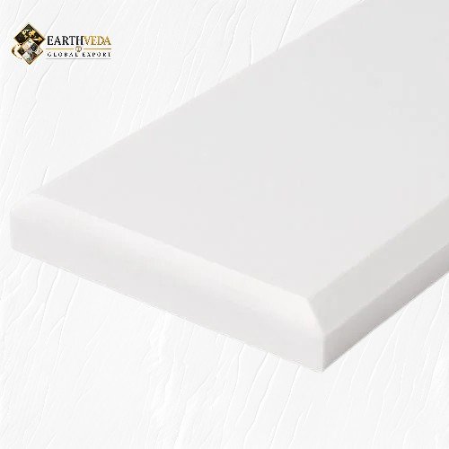 White Engineered Marble Threshold