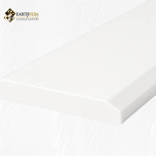 White Engineered Marble Threshold