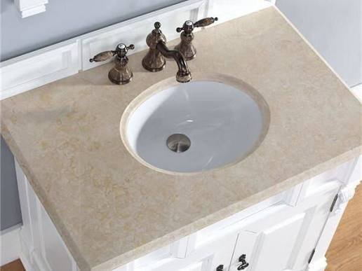 Beige Cultured Marble Vanity Top