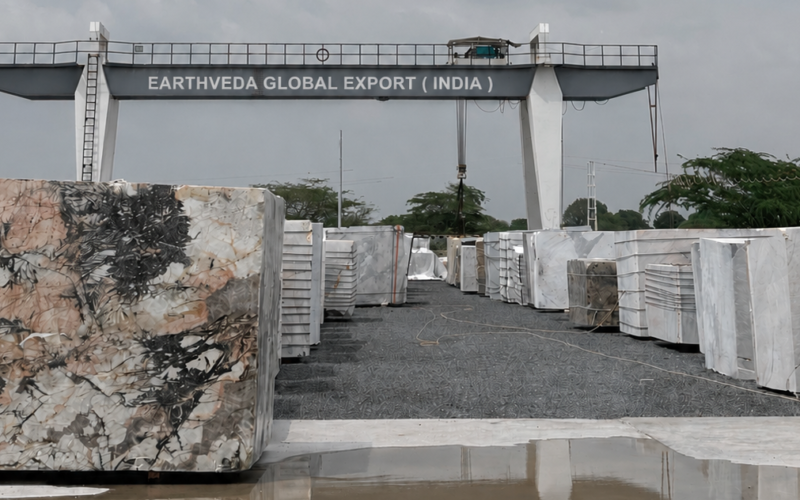 Premium Natural Stone Blocks at EarthVeda Global Export (India)