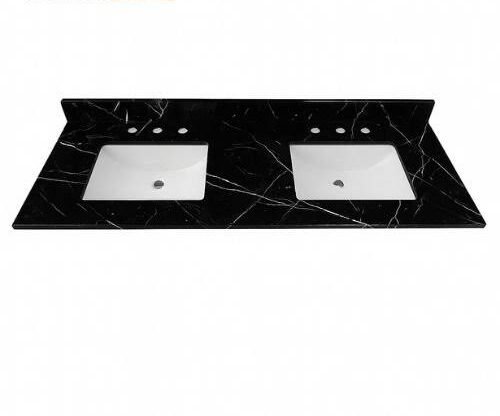 Black Marquina Marble Vanity Top