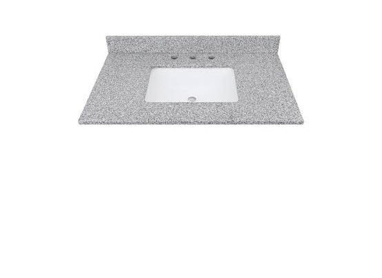 P White vanity top