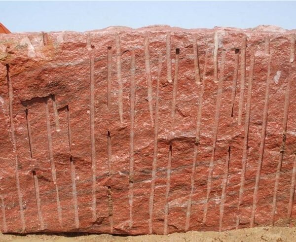 Ruby Red Granite Block