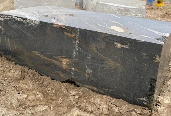 Titanium Gold Granite Block
